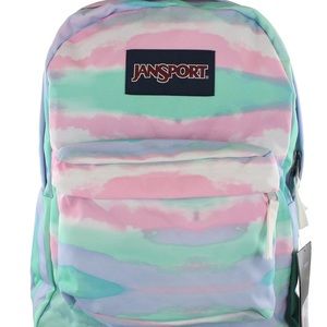 Super Break cloud wash Jansport backpack
